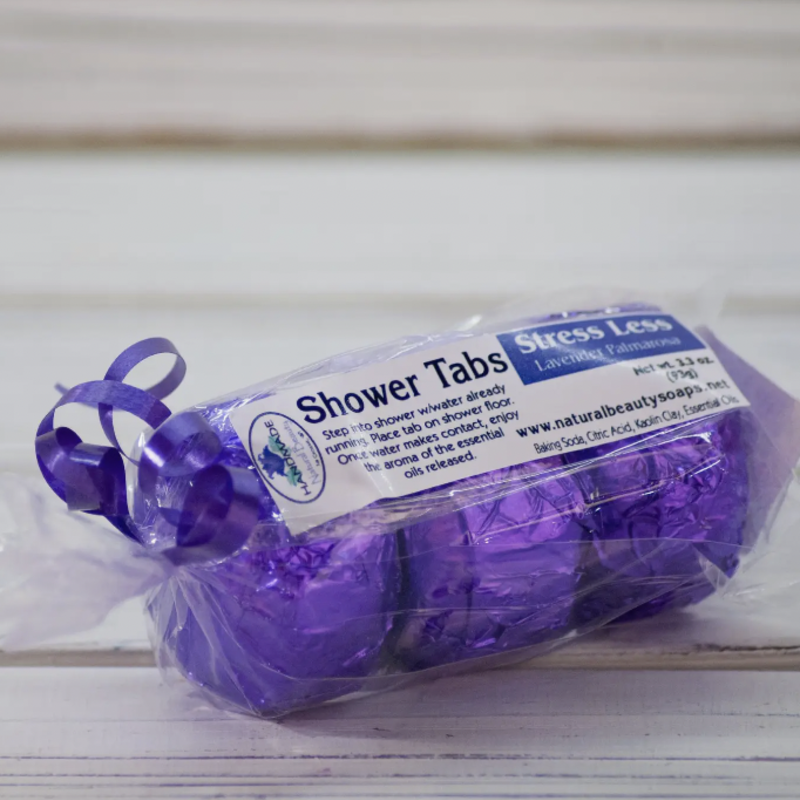 Handmade Natural Beauty Aromatherapy Shower Tabs  Stress Less