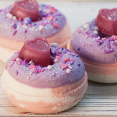 Handmade Natural Beauty Bath Bomb Donuts  Sweet Romance