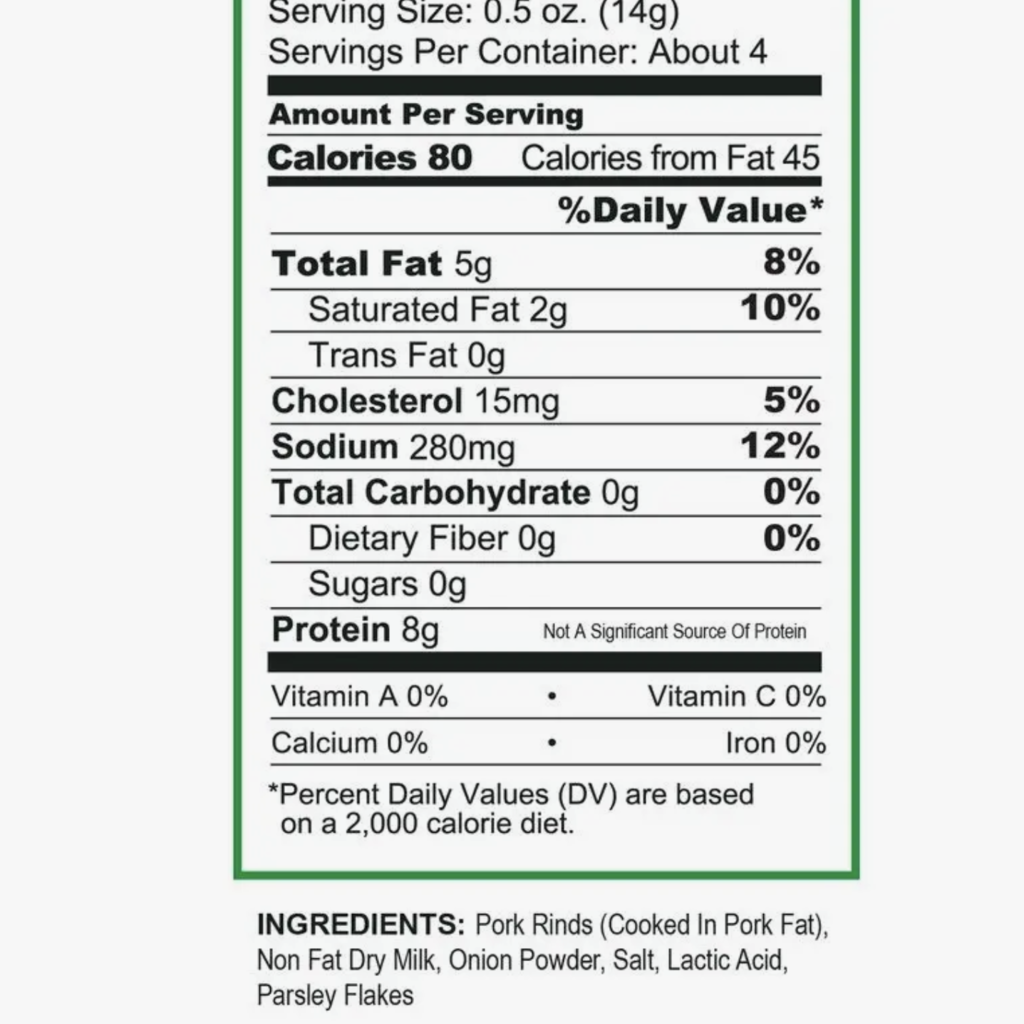 Pork King Good Pork King Good Onion & Sour Cream Pork Rinds 1.75 oz bag