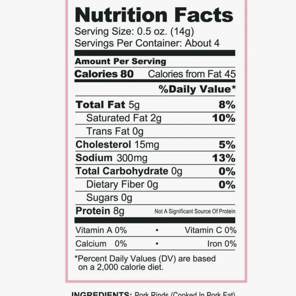 Pork King Good Pork King Good Pink Salt & Vinegar Pork Rinds 1.75 oz bag