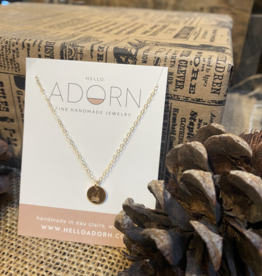 Hello Adorn Jewelry Campfire Necklace (Tiny) - Gold
