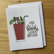 Capri Wisniewski Bloody Birthday Card