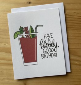 Capri Wisniewski Bloody Birthday Card
