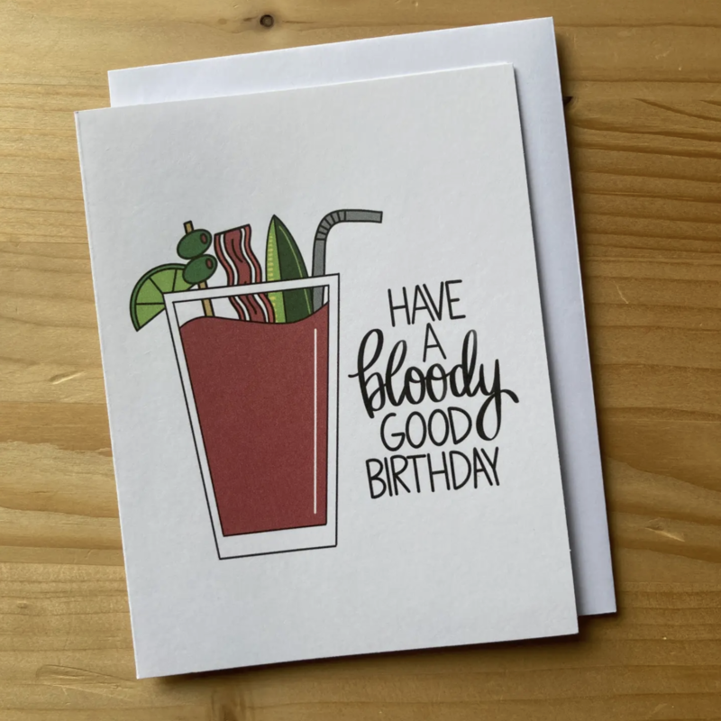 Bloody Birthday Card