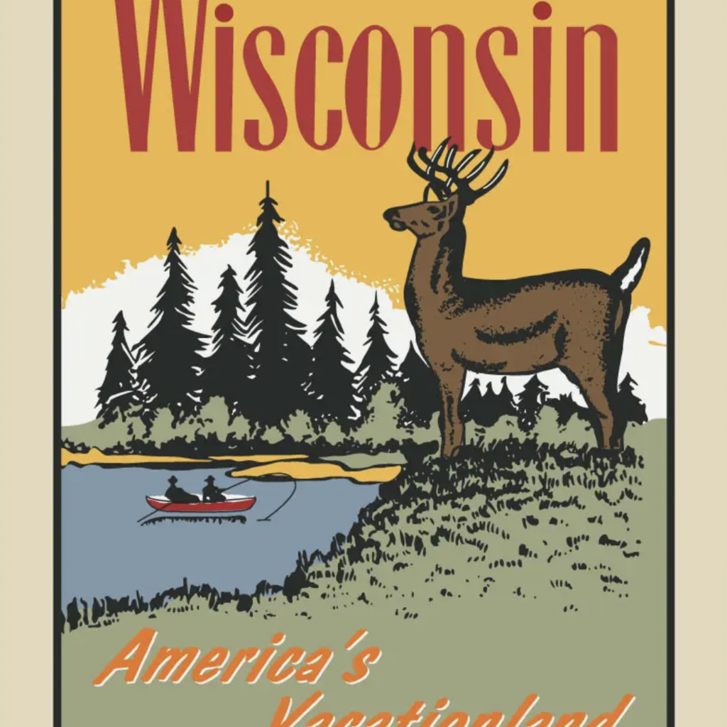 Wisconsin Deer America's Vacationland Magnet