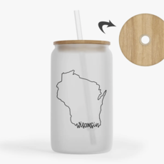 Wisconsin Glass Frosted Iced Coffee Tumbler
