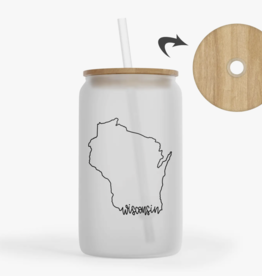 Wisconsin Glass Frosted Iced Coffee Tumbler