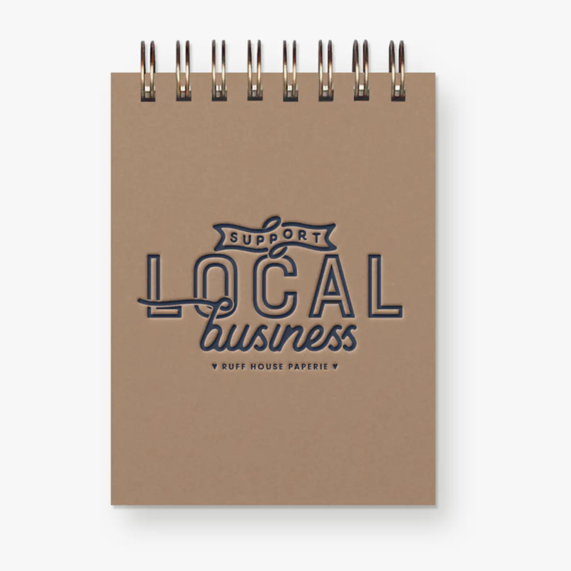 Support Local Business Mini Jotter Notebook