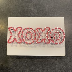 Strung on Nails String Art - Valentine's XOXO