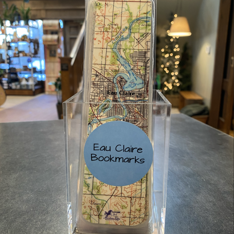 Volume One Eau Claire Map Bookmark