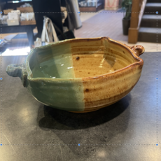 Encore Arts Pottery: Squared fruit/salad bowl