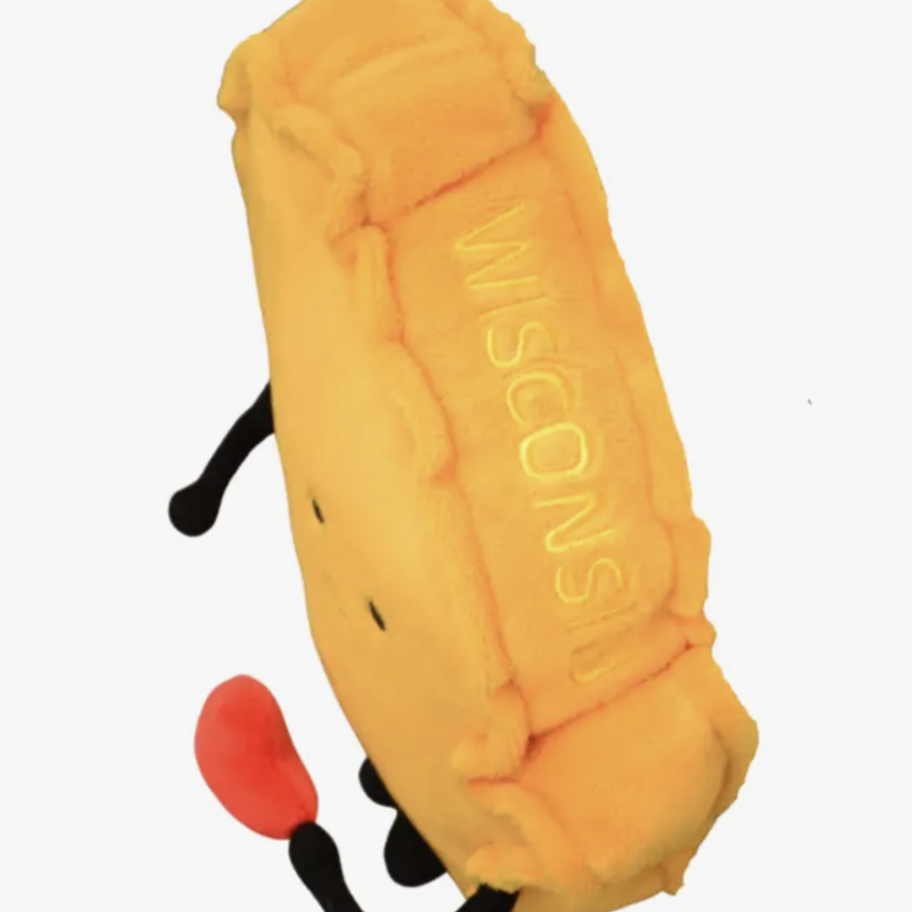 Stuffed States USA Plush Wisconsin - Cheddar