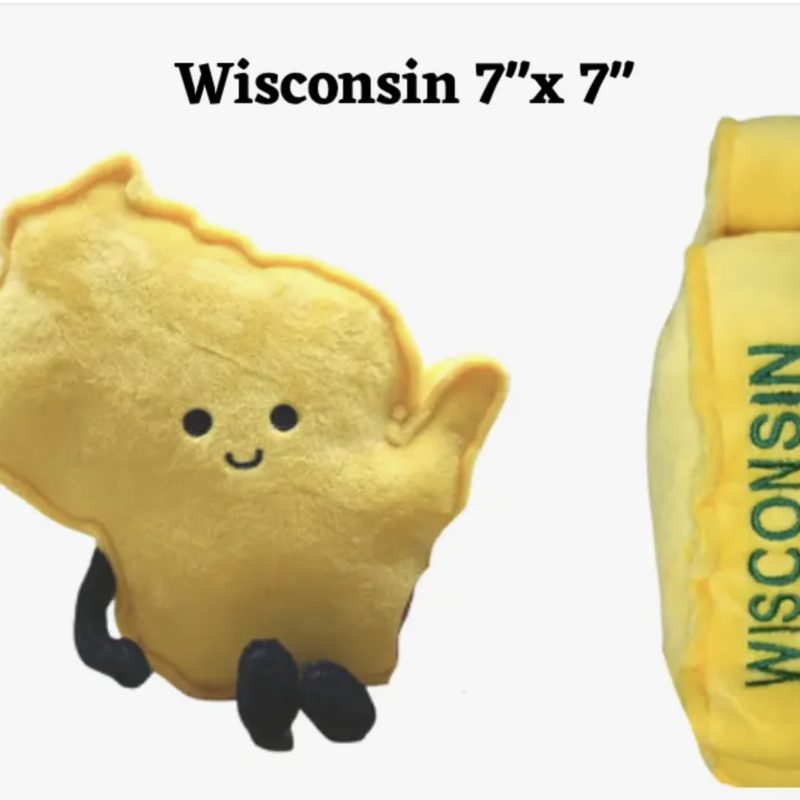 Plush Wisconsin - Green & Gold