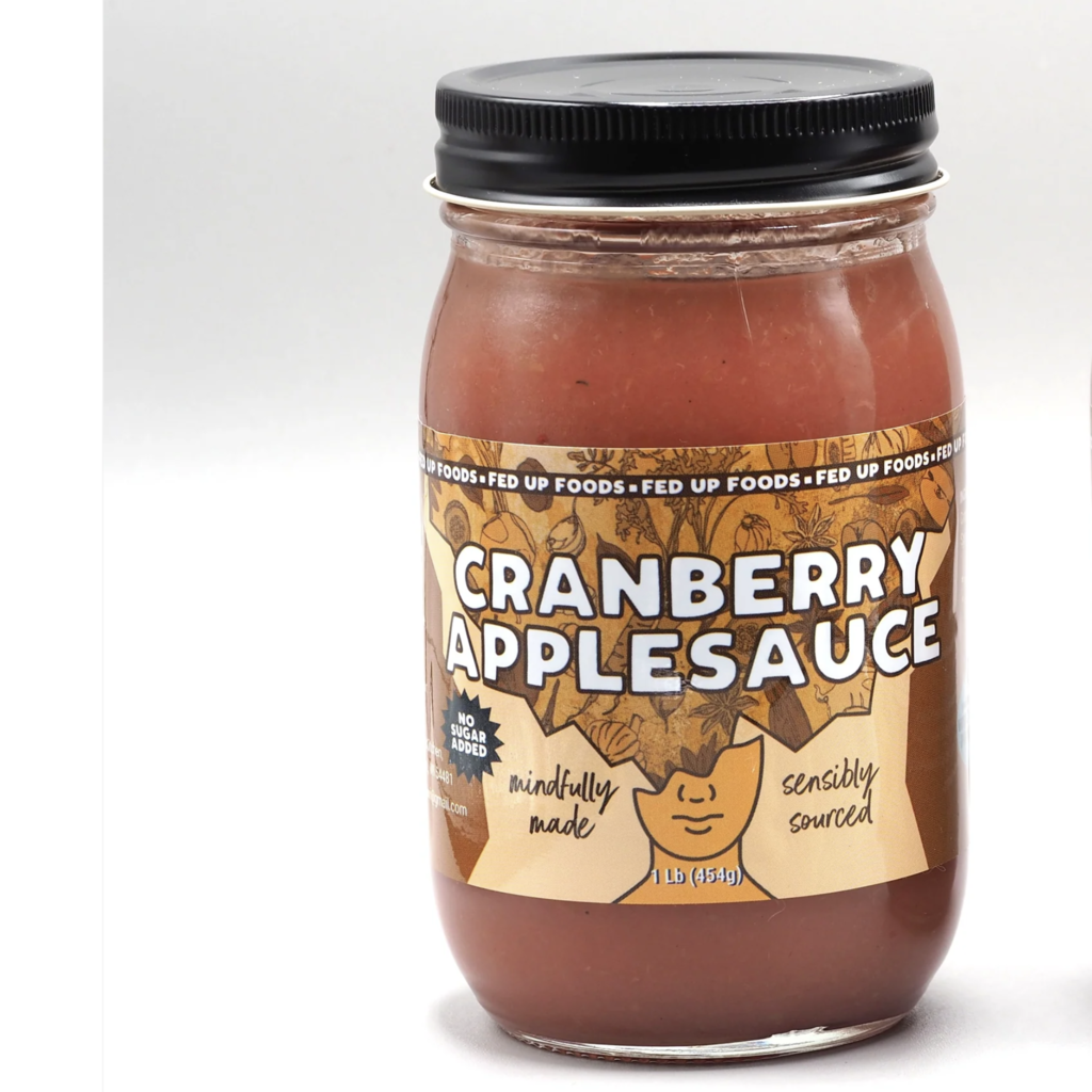 Fed Up Foods Cranberry Applesauce