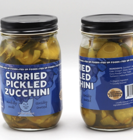 Curried Pickled Zucchini