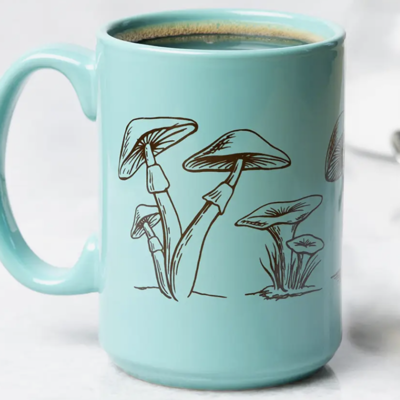 Mushroom Ceramic Coffee Mug