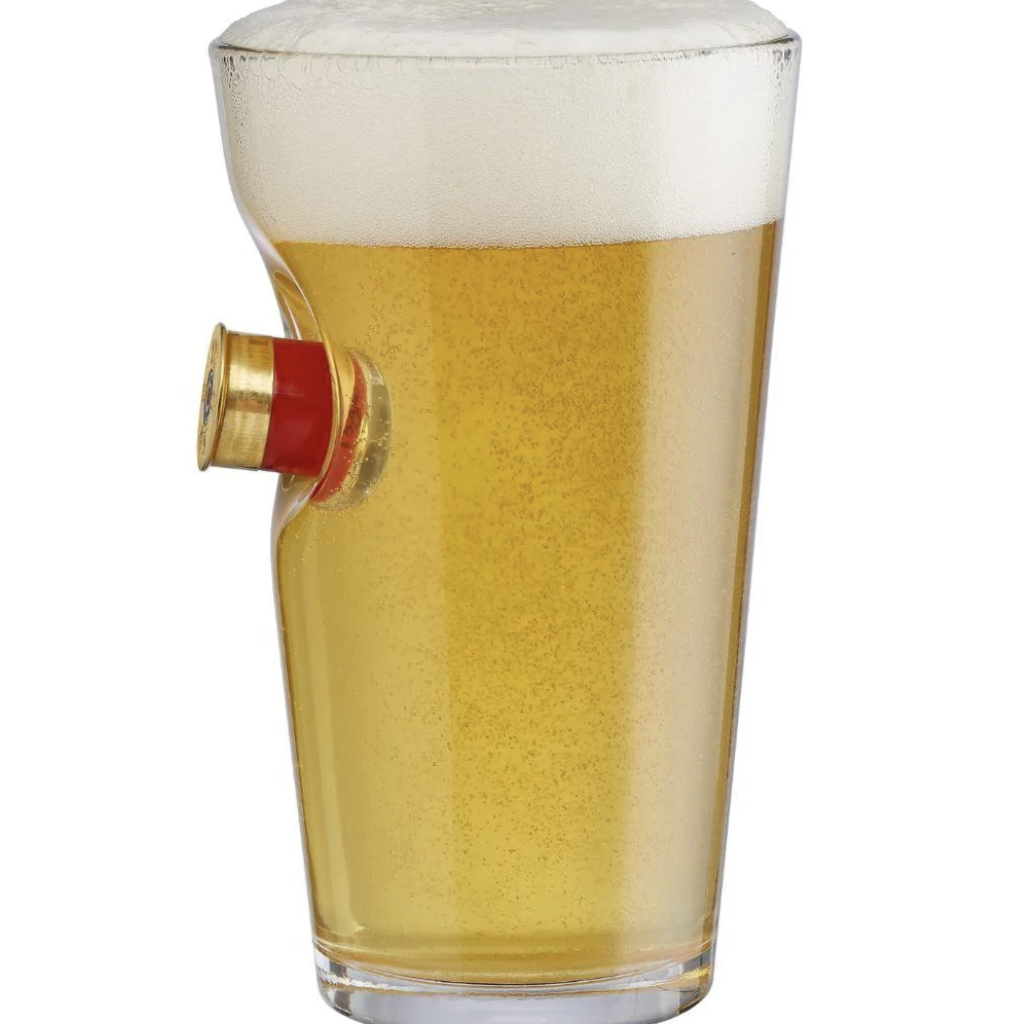 BenShot Pint Glass - Shotgun Shell