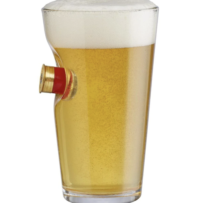 BenShot Pint Glass - Shotgun Shell