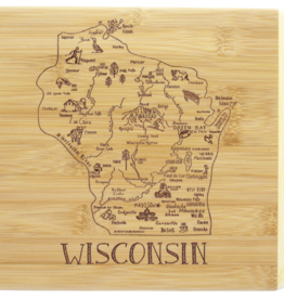 Totally Bamboo A Slice of Wisconsin 11" Cutting & Serving Board