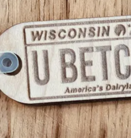 Wisconsin Slang Keychain- U Betcha