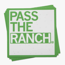 Raygun Pass the Ranch Sticker