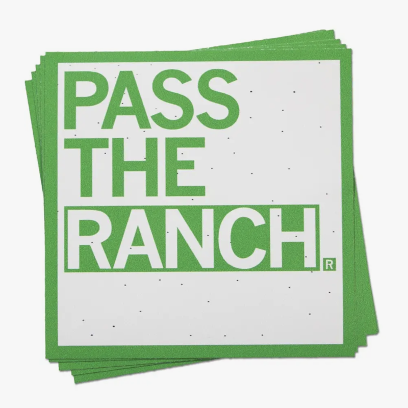 Raygun Pass the Ranch Sticker