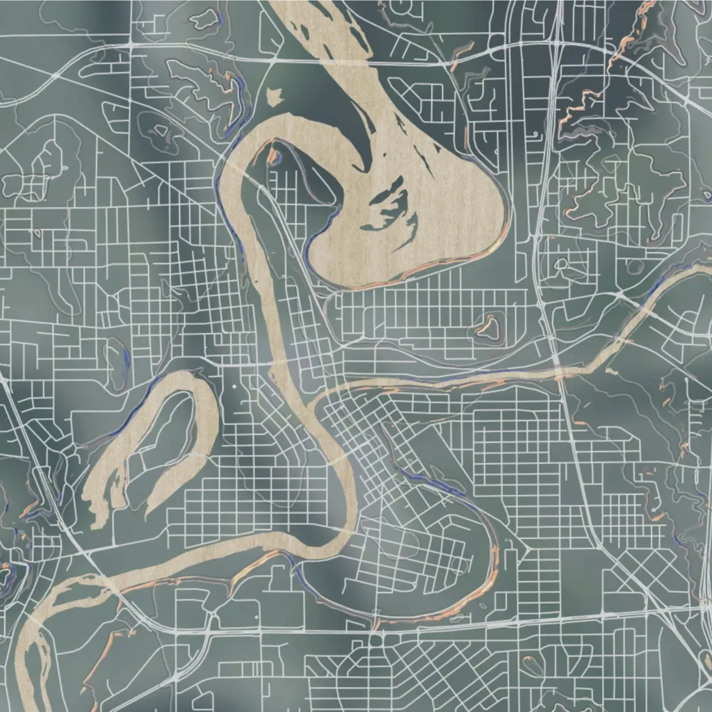 Jace Design Eau Claire Afternoon Landscape Print