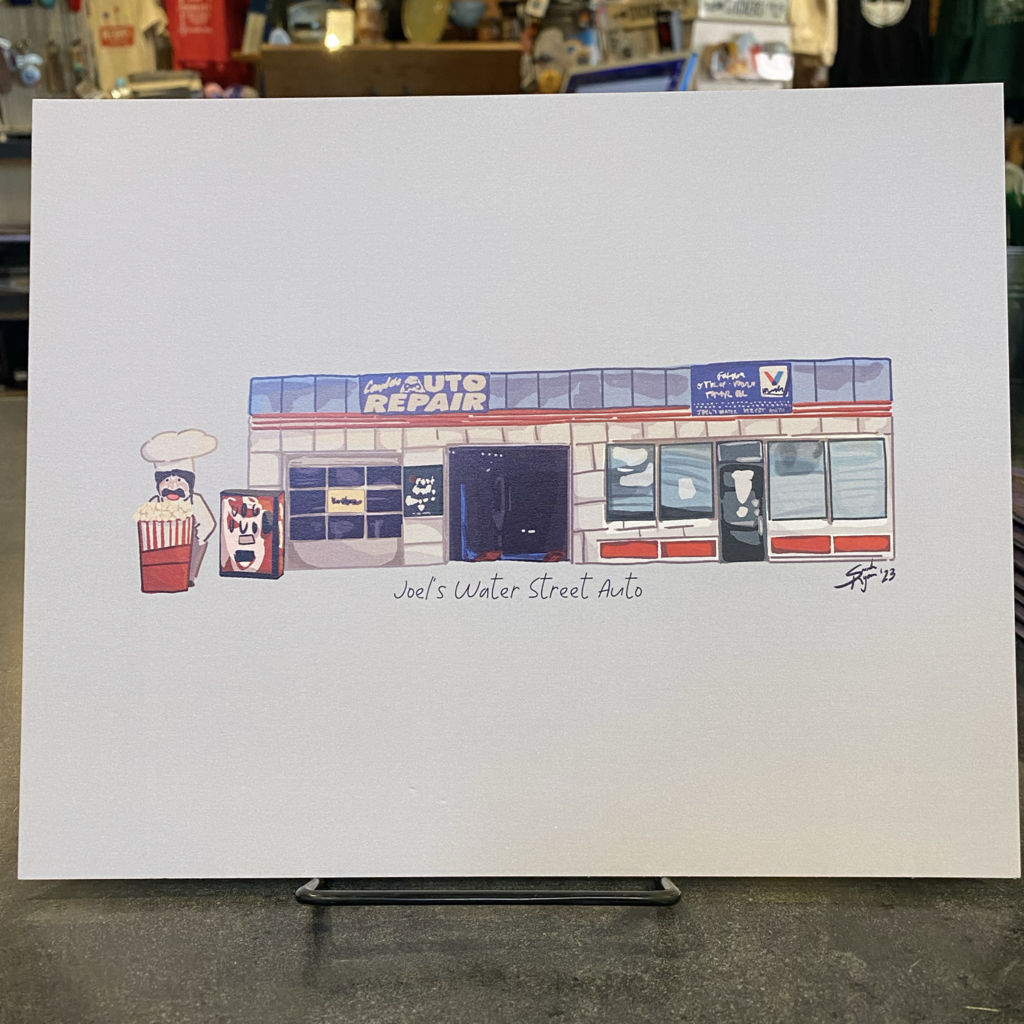 Sarah Ryan Joel's Water Street Auto Print (8x10)