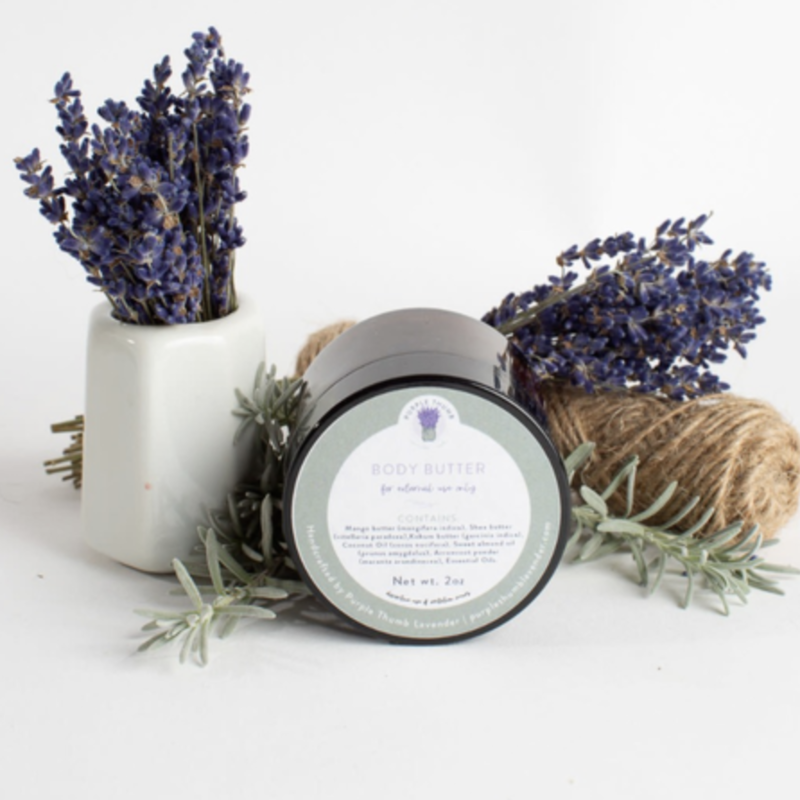 Purple Thumb Lavender Body Butter - Lavender