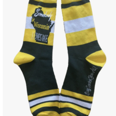 Buy Socks You All Somebody in Wisconsin Love Me Socks