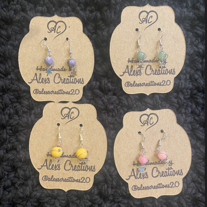 Alex's Creations Planet Earrings (Assorted)