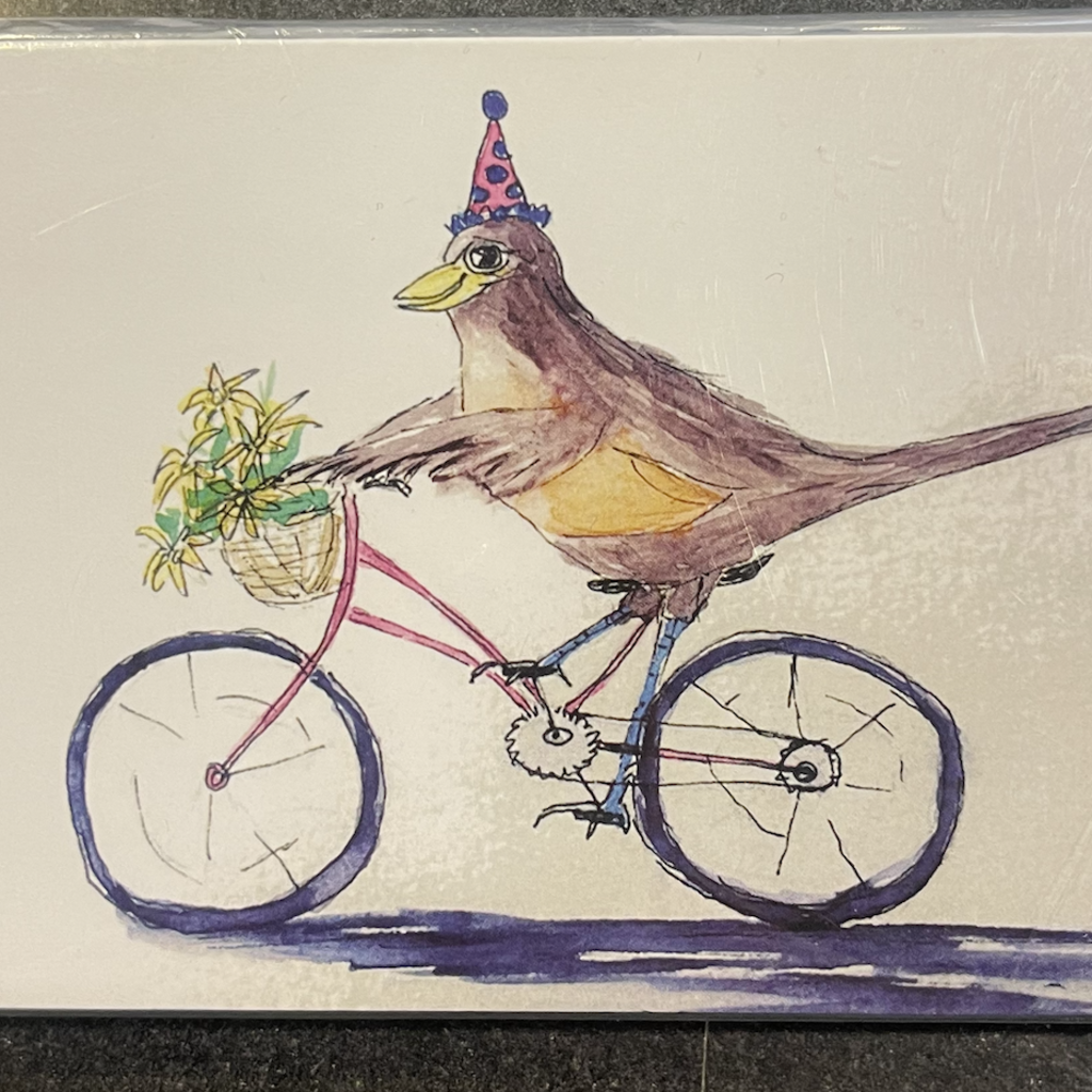 Amy Beidleman Grateful Bird Greeting Card Set (Set of 12)