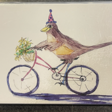 Amy Beidleman Grateful Bird Greeting Card Set (Set of 12)