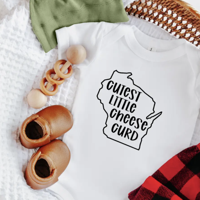 Cutest Little Cheese Curd Onesie