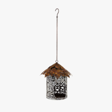Evergreen Enterprises Bird Feeder with Metal Maple Leaf Roof