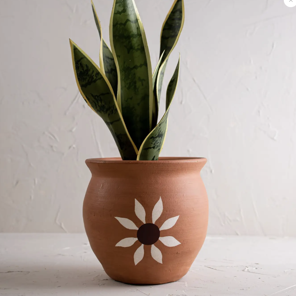 Foreside Home and Garden Floret Terracotta Planter