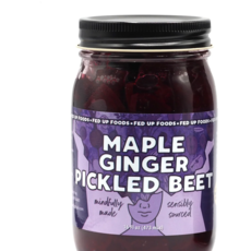 Maple Ginger Pickled Beet