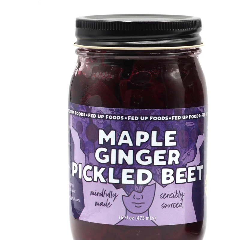 Fed Up Foods Maple Ginger Pickled Beet