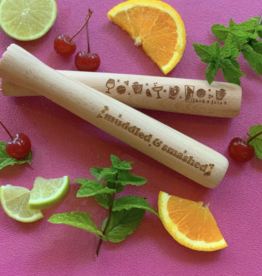 Jack & Joie Doubled Sided Designed Cocktail Muddler