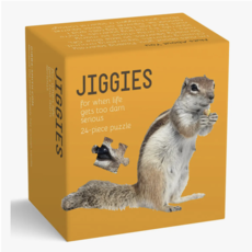 Gibbs Smith Squirrel Nuts About You Jiggie Puzzle