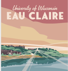 Kinden Shop Eau Claire Series Stickers - UW Eau Claire