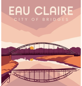 Kinden Shop Eau Claire Series Stickers - Eau Claire Bridges