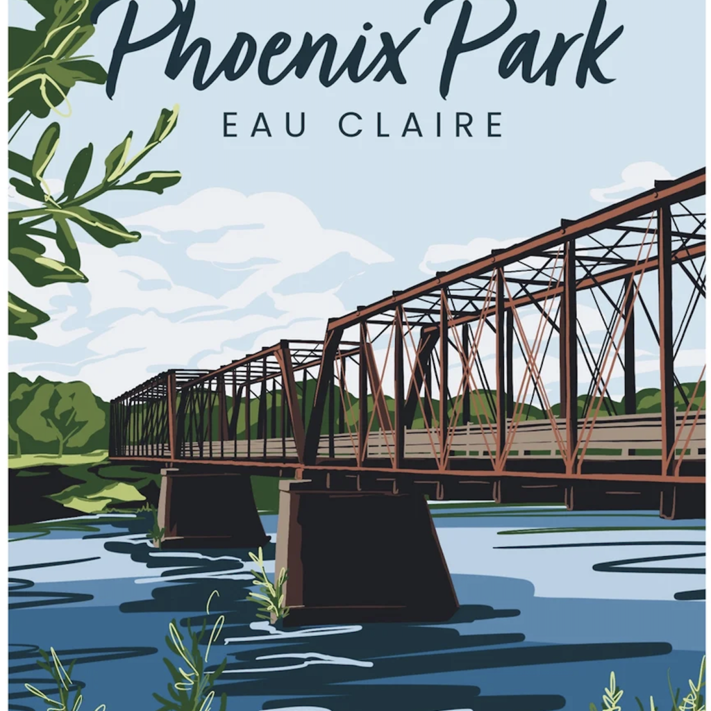 Kinden Shop Eau Claire Series Postcards - Phoenix Park
