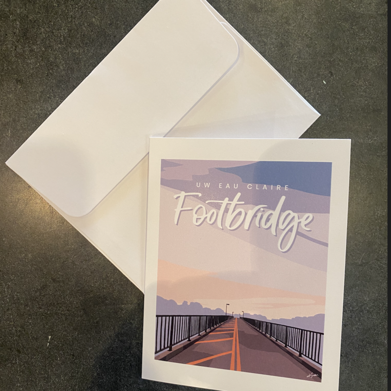 Kinden Shop Eau Claire Series Notecards - Footbridge
