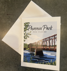 Kinden Shop Eau Claire Series Notecards - Phoenix Park