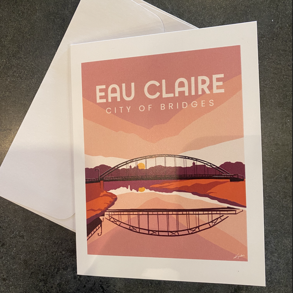 Eau Claire Series Notecards - Eau Claire Bridges