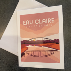Eau Claire Series Notecards - Eau Claire Bridges