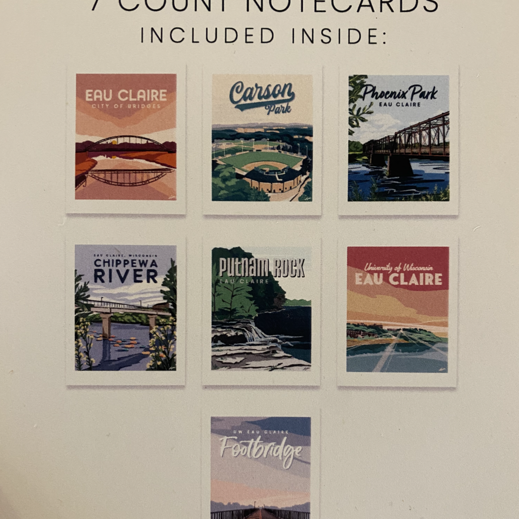 Kinden Shop Eau Claire Series Collection - Notecard Set