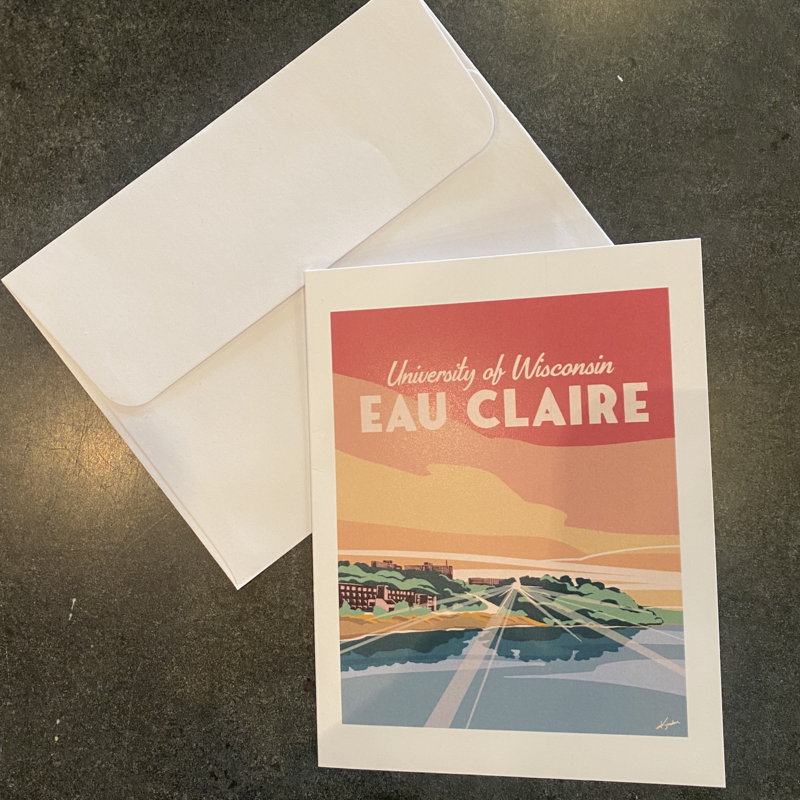 Kinden Shop Eau Claire Series Notecards - UW Eau Claire