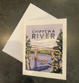 Kinden Shop Eau Claire Series Notecards - Chippewa River